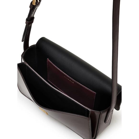 NEW Anine Bing Elly crossbody bag Burgundy NWT - Picture 10 of 12